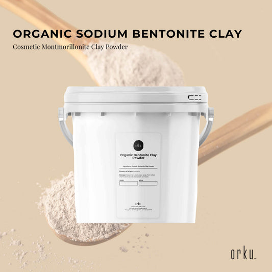 5Kg Organic Sodium Bentonite Clay Powder Tub Bucket - Cosmetic Montmorillonite – view 2
