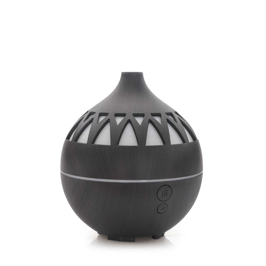 Essential Oil Aroma Diffuser - 180ml USB LED Dark Wood Mist Humidifier - Auzzistore