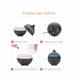 Essential Oil Aroma Diffuser - 180ml USB LED Dark Wood Mist Humidifier – view 6