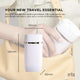 Teeth Water Flosser Rechargeable Cordless Cleaner - Travel Oral Irrigator White – view 4