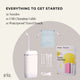 Teeth Water Flosser Rechargeable Cordless Cleaner - Travel Oral Irrigator White – view 5