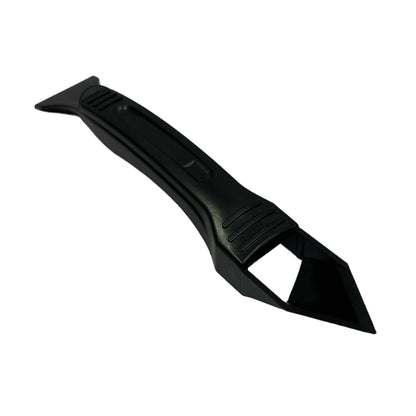 3pc Caulking Nozzles Set with Scraper - Rubber Attachments (6.5R, 10R, 13R) - Green/Black