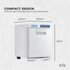 5L White Electric Towel Warmer Mini UV Steriliser Cabinet Hot Heater Sanitiser – view 3