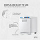 5L White Electric Towel Warmer Mini UV Steriliser Cabinet Hot Heater Sanitiser – view 5