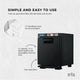 5L Black Electric Hand Towel Warmer Mini UV Steriliser Cabinet Hot Heater Sanitiser – view 5