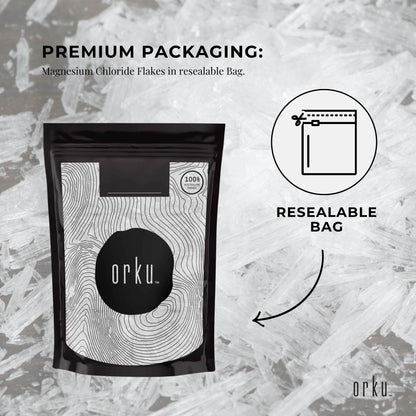 Orku 1Kg Menthol Crystals - USP Compliant L-Menthol Mint Flakes C10H200