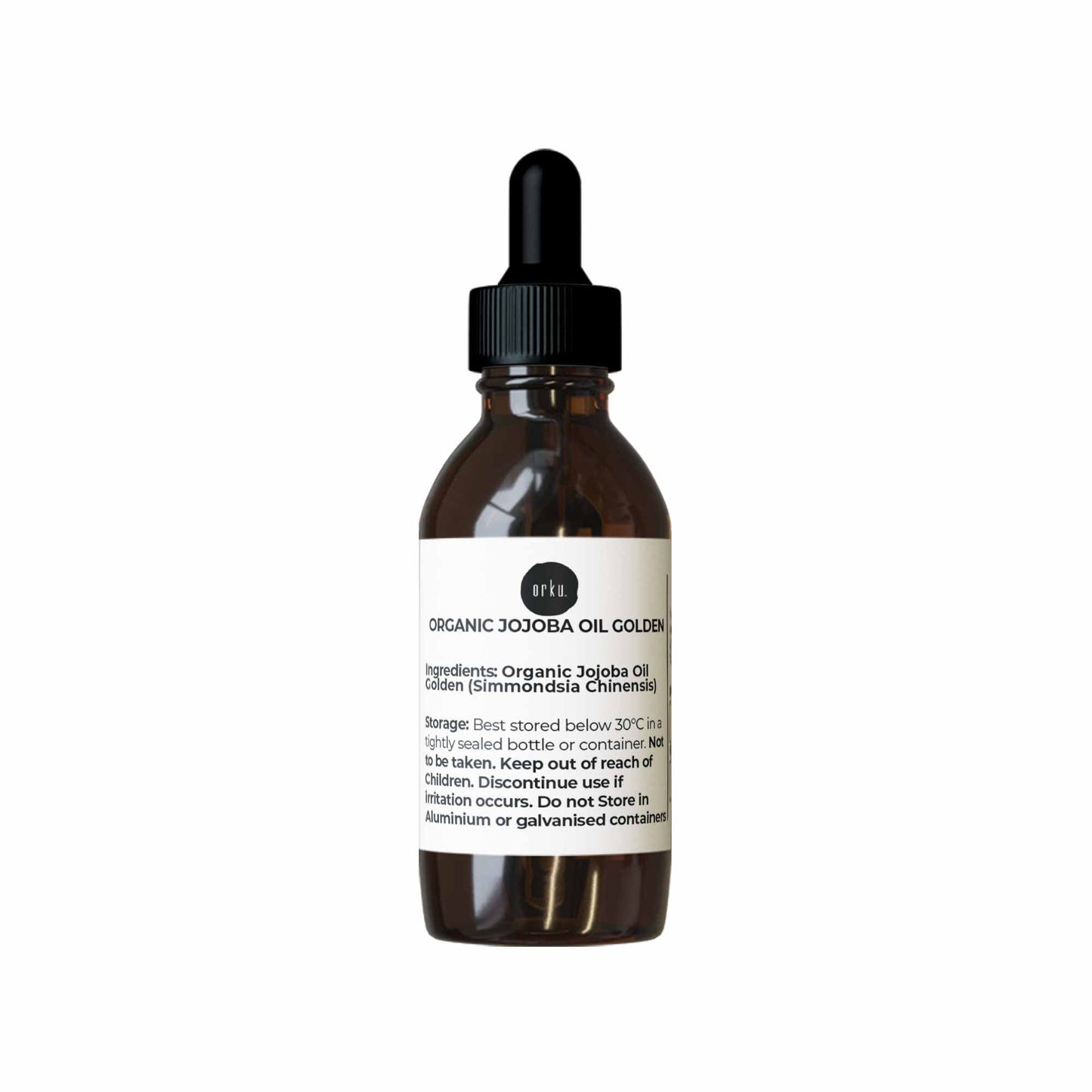 Organic Jojoba Oil 25ml - Cold Pressed, Vitamin E & B, Antioxidants, Hair & Skin Care