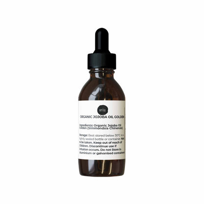 Organic Jojoba Oil 25ml - Cold Pressed, Vitamin E & B, Antioxidants, Hair & Skin Care