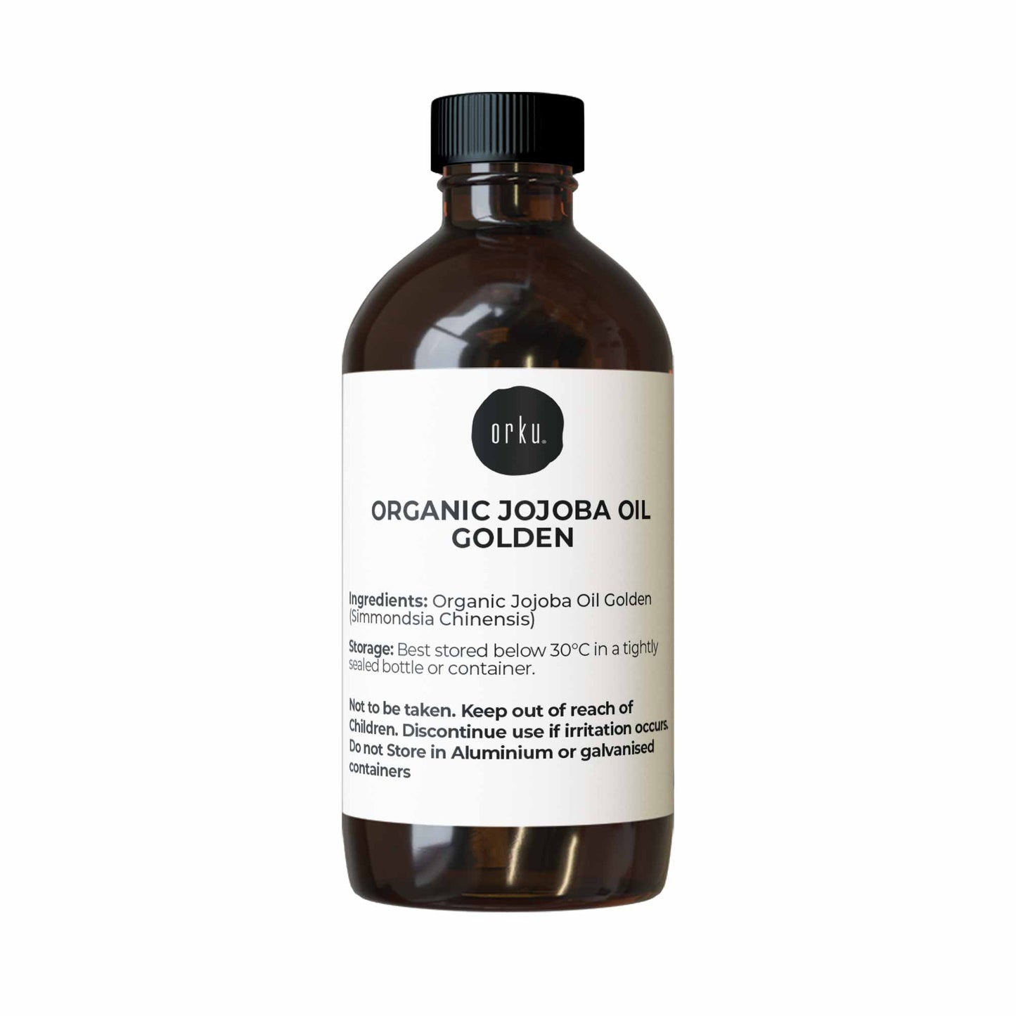 Organic Jojoba Oil 100ml - Cold Pressed, Vitamin E & B Rich, Skin & Hair Care