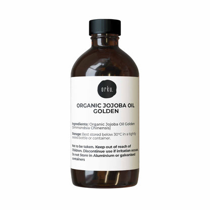 Organic Jojoba Oil 100ml - Cold Pressed, Vitamin E & B Rich, Skin & Hair Care
