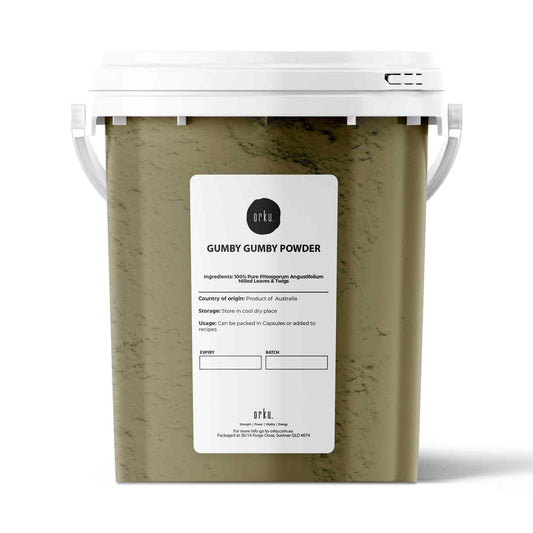 600g Gumby Gumby Pure Powder Tub Gumbi Aboriginal Plant Pittosporum Angustifolum - Auzzistore
