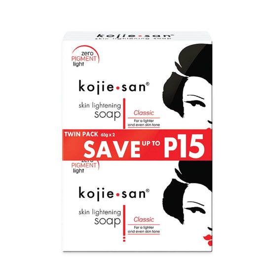 Kojie San Soap Bar 2x 65g - Original Kojic Acid Bars