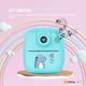Kids Rechargeable Instant Print Camera Blue - Digital Thermal Photo Video MP3 – view 6