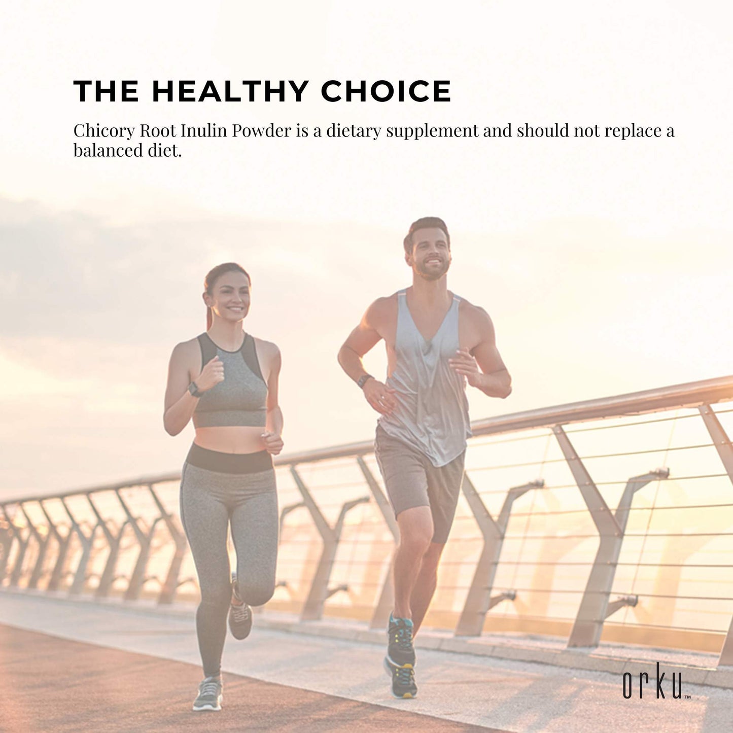 Orku 10Kg Chicory Root Inulin Powder - Unflavoured Natural Prebiotic Fibre