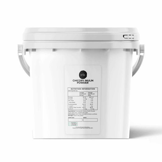 Orku 3.5Kg Chicory Root Inulin Powder Tub - Unflavoured Natural Prebiotic Fibre - Auzzistore