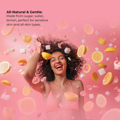 120g Sugaring Wax with Lemon- Strip Free - Home Hair Removal