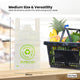 100x Medium Reusable Plastic Singlet Shopping Bags - 80% Recycled 38UM Compliant – view 2