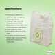 100x Medium Reusable Plastic Singlet Shopping Bags - 80% Recycled 38UM Compliant – view 5