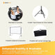 120” Portable Movie Projector Screen - Outdoor Indoor 16:9 4K Tripod Stand Case – view 6