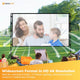 120” Portable Movie Projector Screen - Outdoor Indoor 16:9 4K Tripod Stand Case – view 7