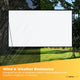 120” Portable Movie Projector Screen - Outdoor Indoor 16:9 4K Tripod Stand Case – view 8