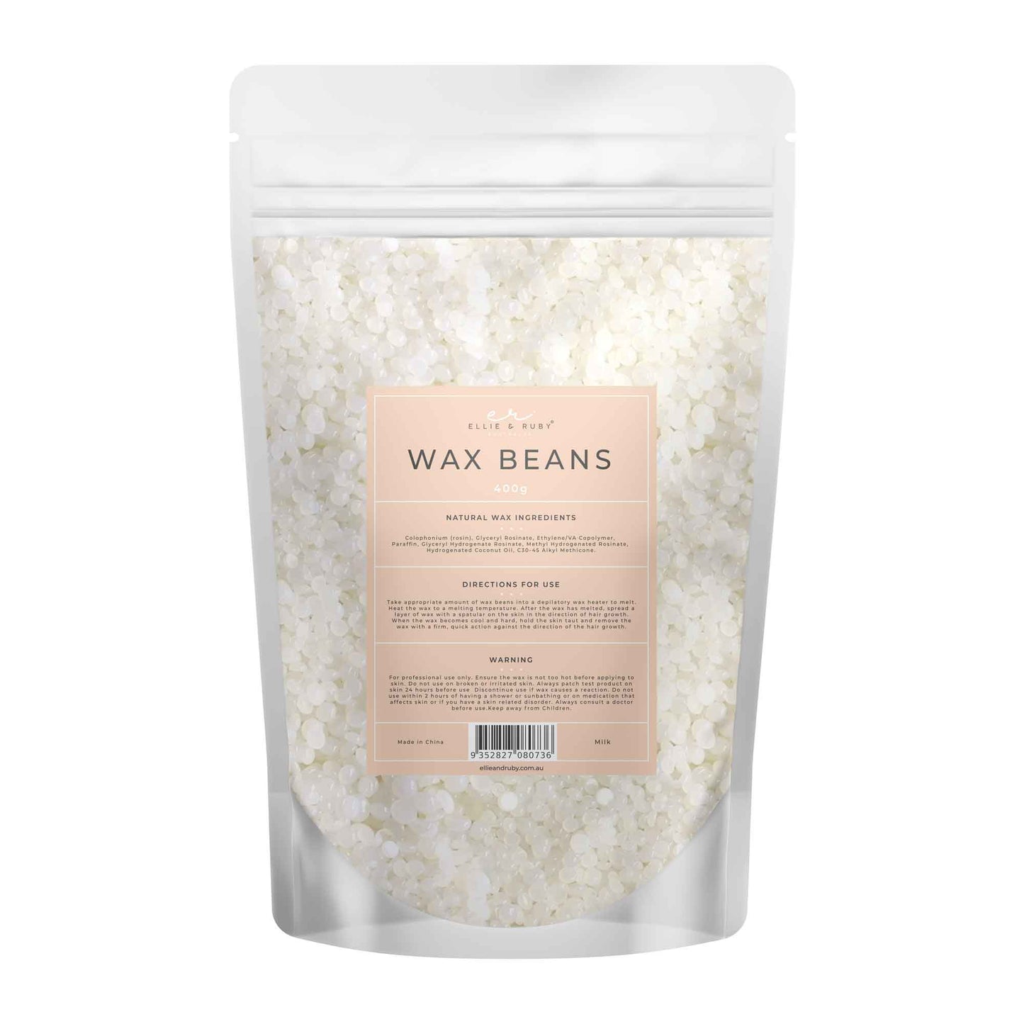 10x 400g Wax Beads Milk - Brazilian Waxing Beans - Stripless Hair Removal