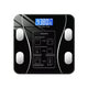 Bluetooth Smart Body Fat Scale Black - Digital BMI Weight USB Recharge with App