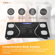 Bluetooth Smart Body Fat Scale Black - Digital BMI Weight USB Recharge with App – view 3