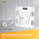 Bluetooth Smart Body Fat Scale White - Digital BMI Weight USB Recharge with App – view 6