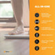Bluetooth Smart Body Fat Scale White - Digital BMI Weight USB Recharge with App – view 7
