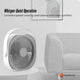 3-Speed USB 20cm Desktop Fan – Quiet Portable Lightweight Rechargeable Cooler – view 3
