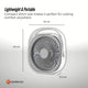 3-Speed USB 20cm Desktop Fan – Quiet Portable Lightweight Rechargeable Cooler – view 6