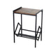 Social Hike Turntable Player Stand & Vinyl LP Record Album Storage - Black Metal
