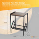 Social Hike Turntable Player Stand & Vinyl LP Record Album Storage - Black Metal – view 5