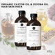500ml Organic Castor Oil and 500ml Organic Jojoba Oil Pack - Hair Skin – view 2