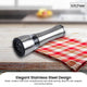 Kitchee Stainless Steel Salt Pepper Spice Grinder Mill - Adjustable Coarseness – view 3