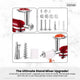 Kitchee Meat Food Grinder Sausage Attachment - Compatible with KitchenAid Mixers – view 3
