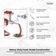 Kitchee Meat Food Grinder Sausage Attachment - Compatible with KitchenAid Mixers – view 5