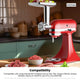 Kitchee Meat Food Grinder Sausage Attachment - Compatible with KitchenAid Mixers – view 6