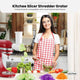Kitchee Slicer Shredder Grater 3 Attachments - Compatible with KitchenAid Mixer – view 2