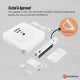 Tooleroo Wall Mountable CD Player Speaker - Bluetooth HiFi FM Radio White – view 4