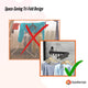 Tooleroo Clothes Drying Rack Tri-Fold Wall-Mount Space-Saving Laundry Hanger – view 6