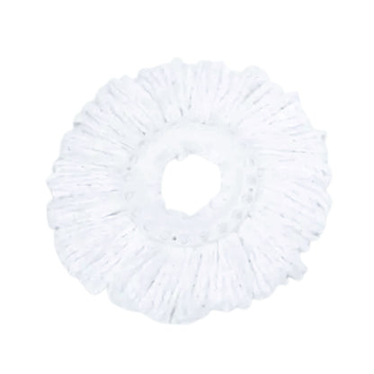 Kitchee Microfibre Mop Head Replacement for Kitchee Spin Mop - White Round