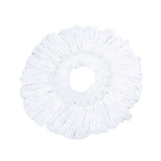Kitchee Microfibre Mop Head Replacement for Kitchee Spin Mop - White Round