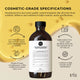 Orku 500ml Organic Pumpkin Seed Oil – Virgin Cold Pressed Unrefined Cosmetic Gr. – view 5