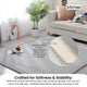 Kitchee Kids Foam Floor Play Mat 150x200cm – Padded Thick Soft Tatami Style Grey – view 5