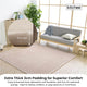 Kitchee Kids Foam Floor Play Mat 150x200cm – Padded Thick Soft Tatami Style Cream – view 3