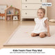 Kitchee Kids Foam Floor Play Mat 200x200cm – Padded Thick Soft Tatami Style Cream – view 2
