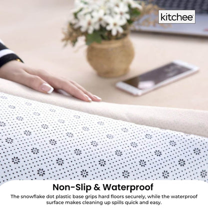 Kitchee Kids Foam Floor Play Mat 200x200cm – Padded Thick Soft Tatami Style Cream