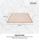 Kitchee Kids Foam Floor Play Mat 200x200cm – Padded Thick Soft Tatami Style Cream – view 7